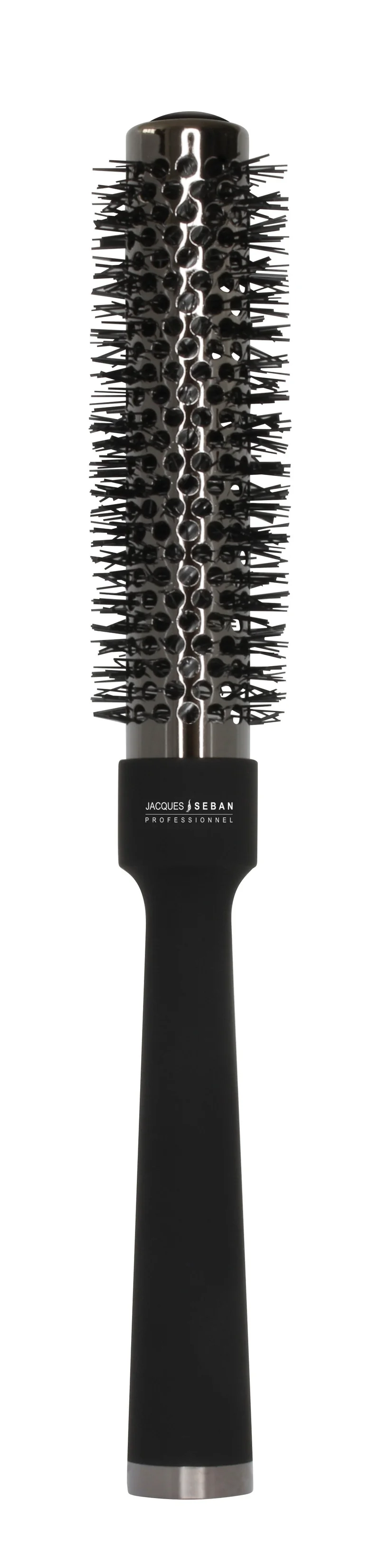 Brosse ronde alu revêtement titanium 25 mm