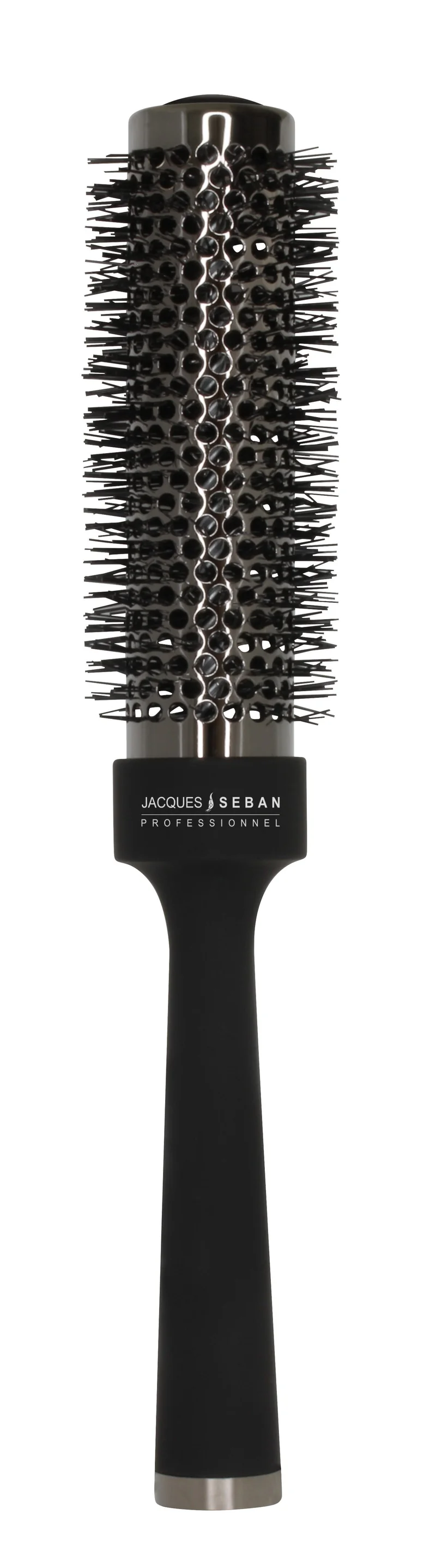 Brosse ronde alu revêtement titanium 33 mm