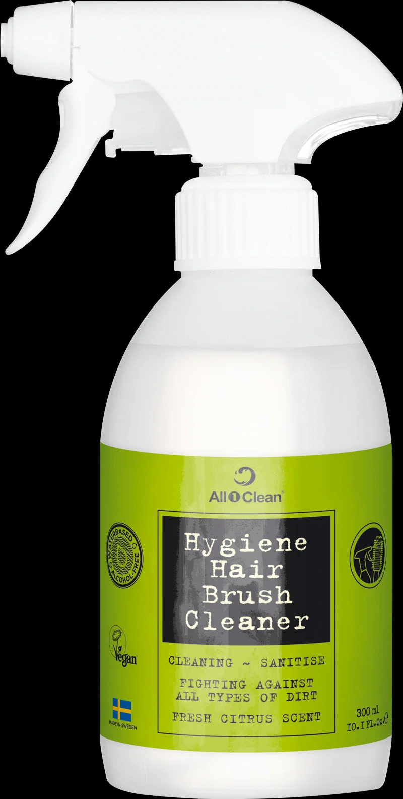 Spray nettoyant et désinfectant brosse à cheveux ALL 1 CLEAN 300ML