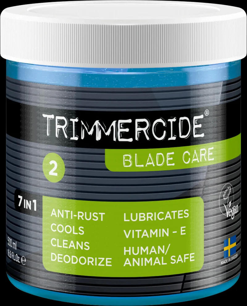 Pot de solution nettoyante lame tondeuse 7 en 1 TRIMMERCIDE 500ML