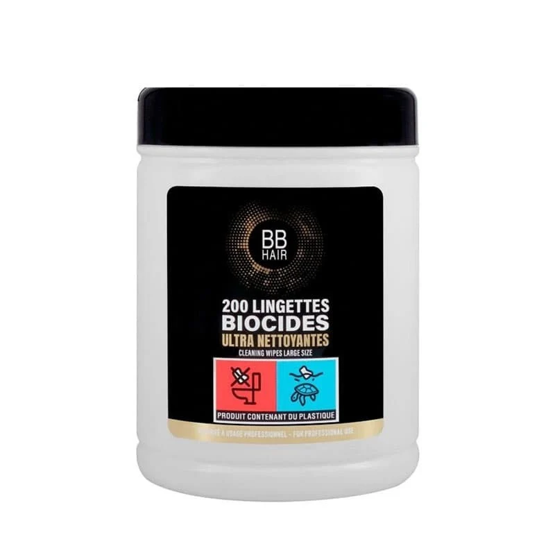 Lingettes Biocides Ultra Nettoyantes Bbhair - Boîte De 200