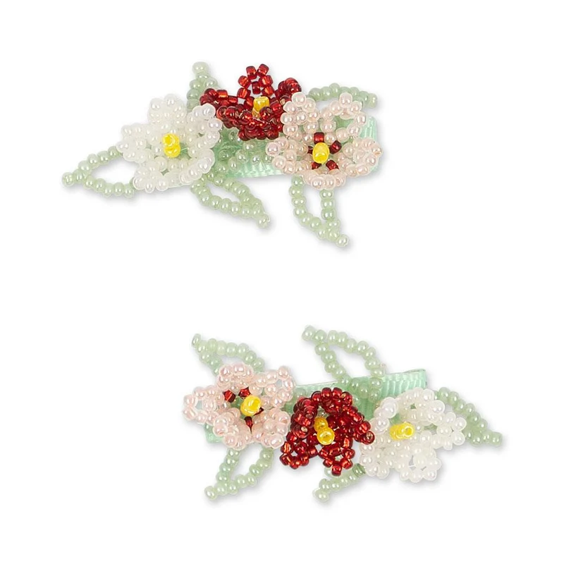 2 PACK FLOWER FIELD HAIR CLIPS