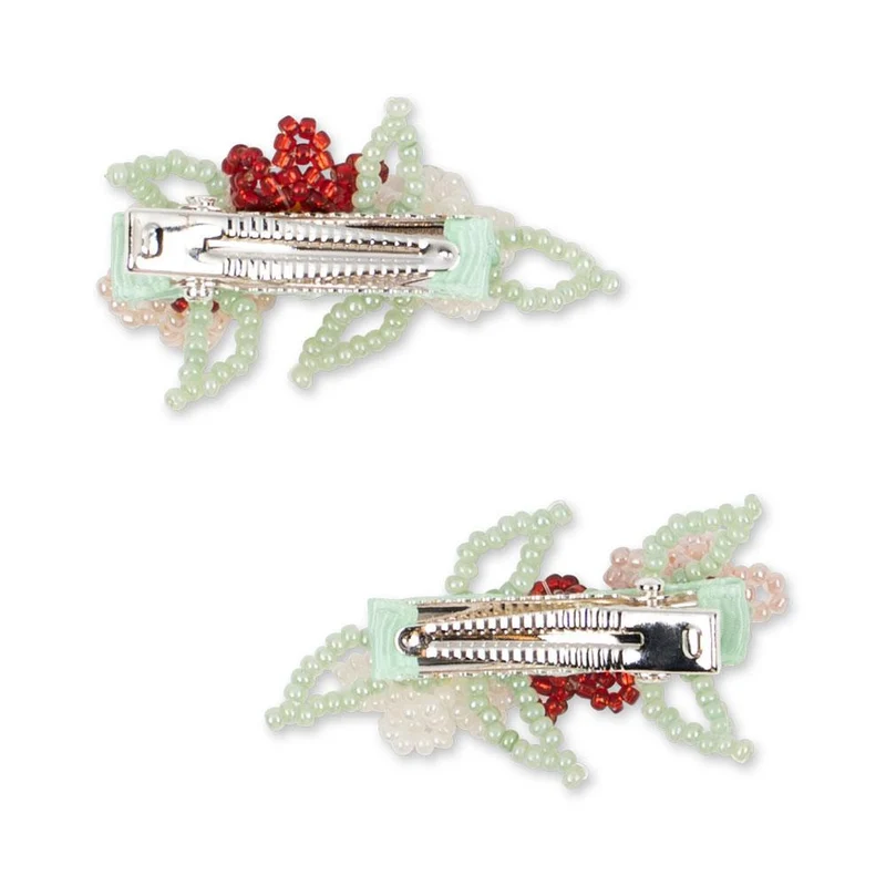 2 PACK FLOWER FIELD HAIR CLIPS