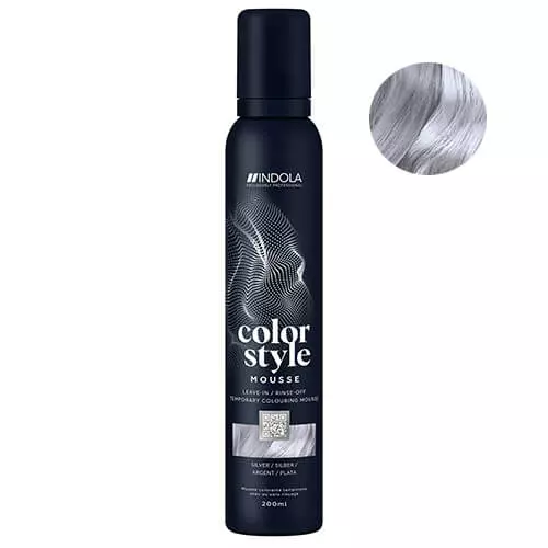 INDOLA COLOR STYLE MOUSSE Silver 200ml