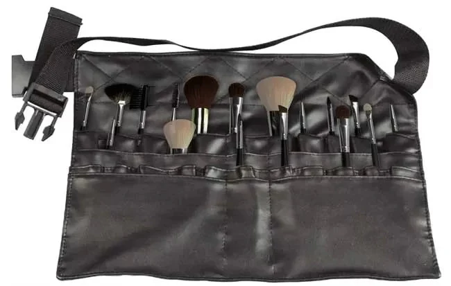 Trousse MAKE UP - Ceinture Réglable, Capacité 24 Pinceaux