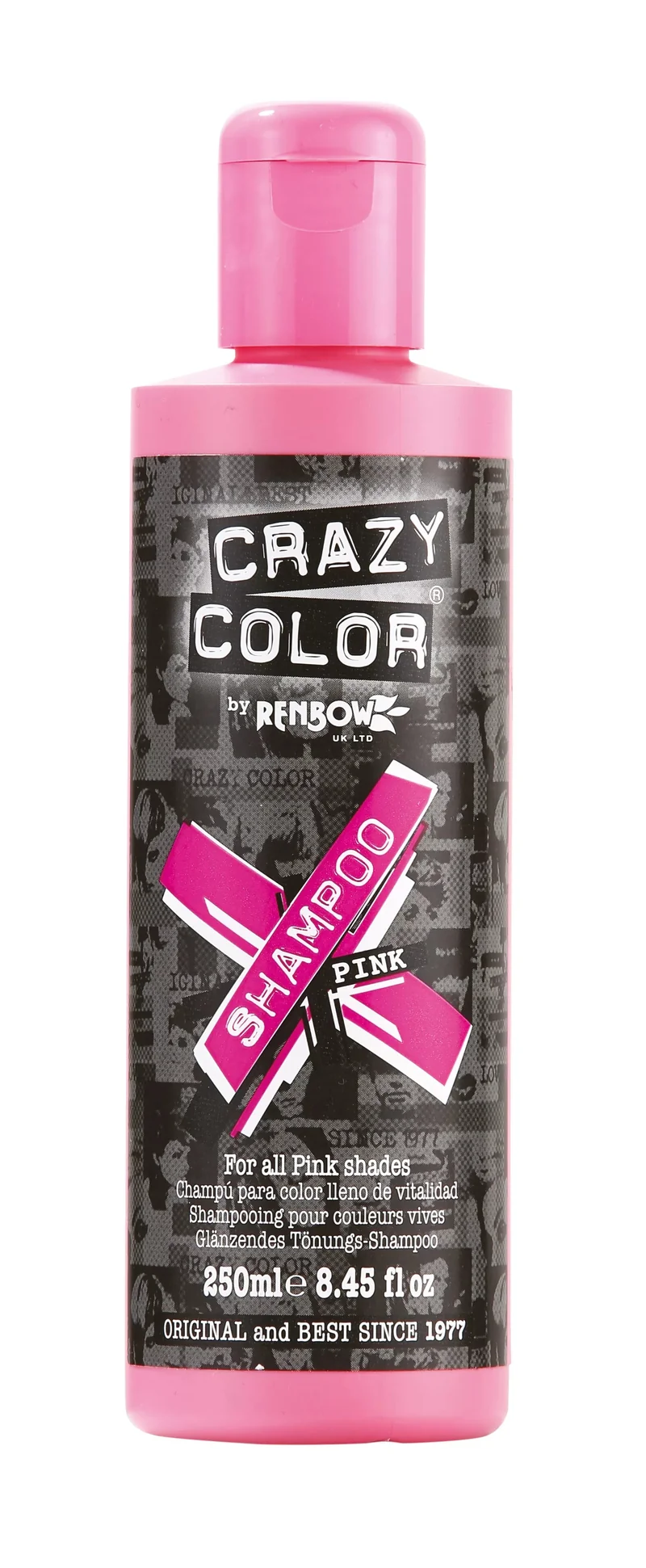 Shampoing Re-Activant CRAZY COLOR RAINBOW - 250 ml, Rose