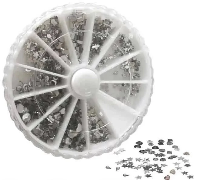 Strass Roue 12X48 Silver Assortis - IB