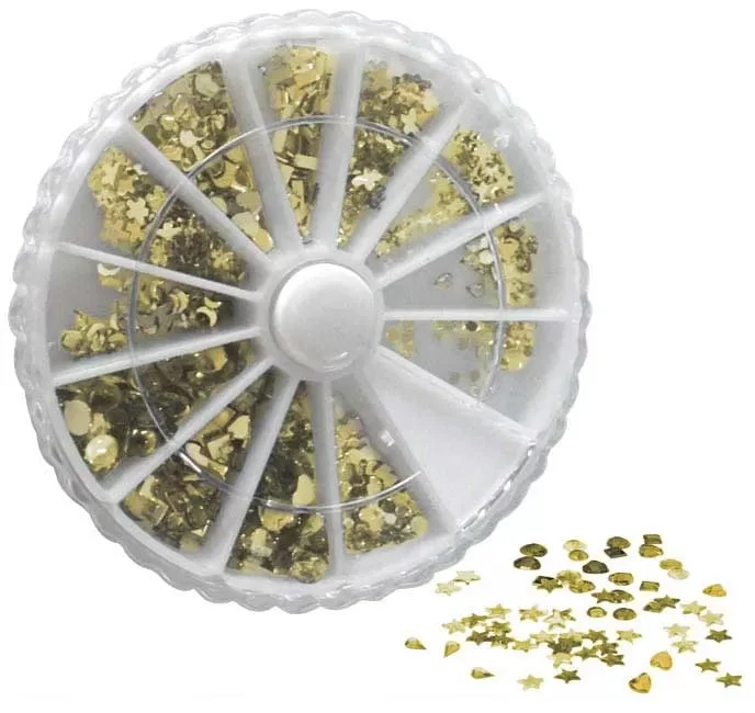 Strass Roue 12X48 Dore Assortis - IB