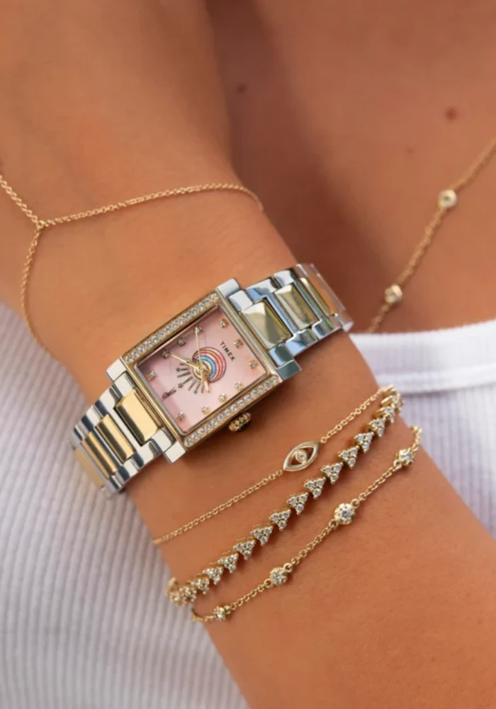 Montre Timex X Jacquie Aiche Éclat Rose