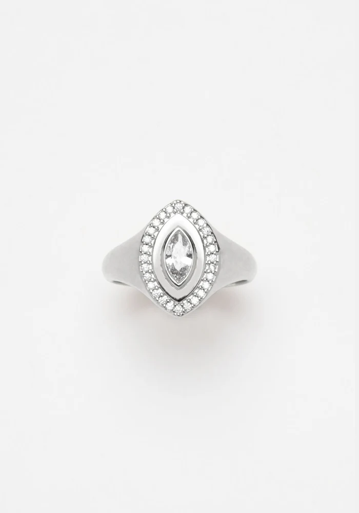 Bague Mira Plaqué Argent