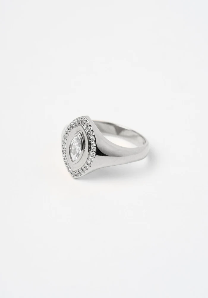Bague Mira Plaqué Argent
