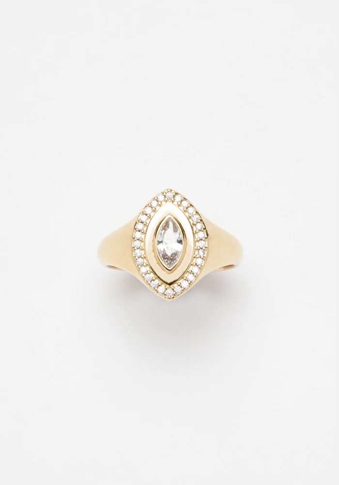 Bague Mira Plaqué Or