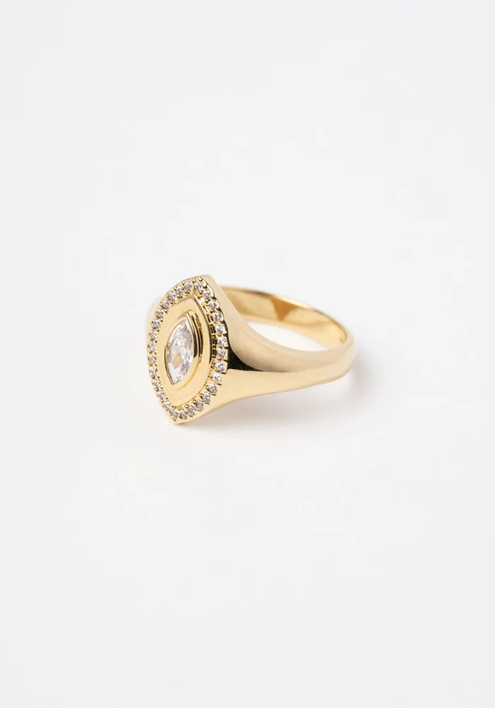 Bague Mira Plaqué Or