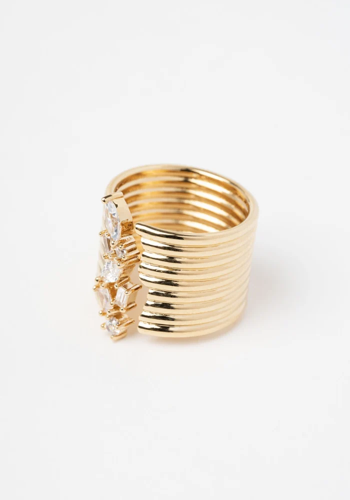 Bague Bloom Plaqué Or