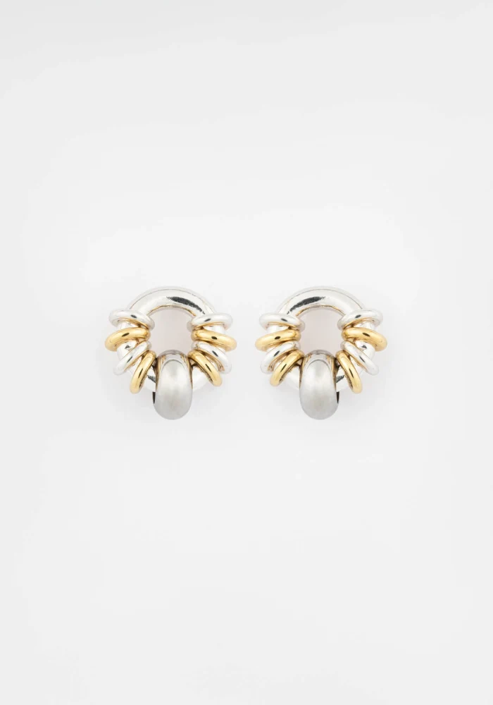 Boucles d'Oreilles Donut Baby Argenté
