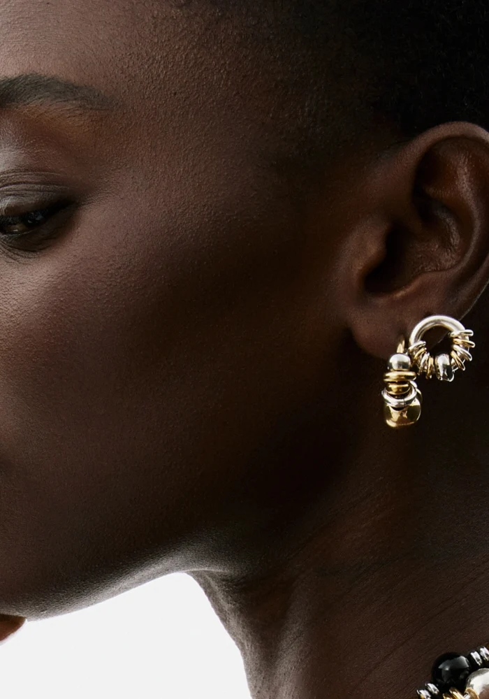 Boucles d'Oreilles Donut Baby Argenté