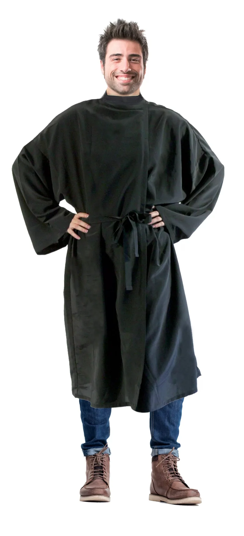 Peignoir NEWIX Microfibre PRO Noir V.KRO