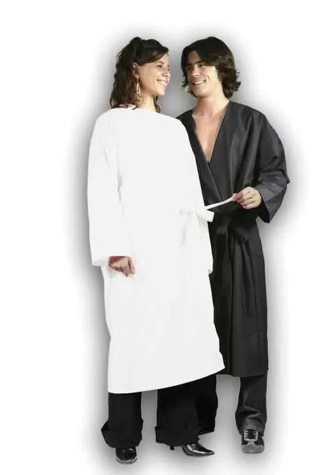 Peignoir Lydie Blanc Magitex-Microfibre