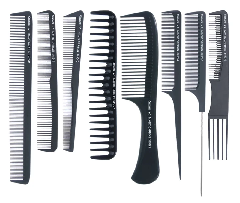 Peignes Carbone trousse kit 8 peignes - Centaure