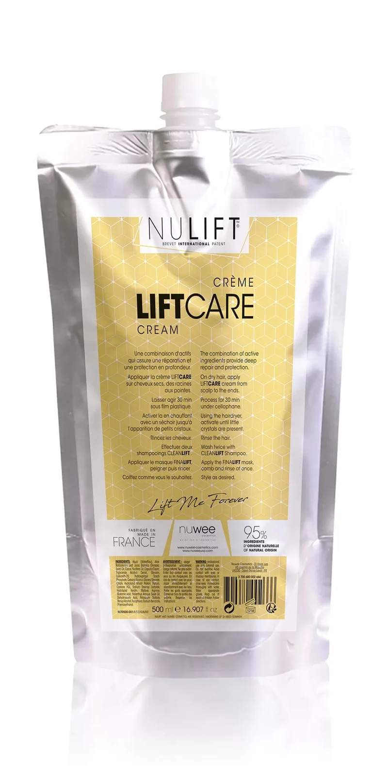 Nulift Crème Lissante Liftcare (500ml) - NUWEE