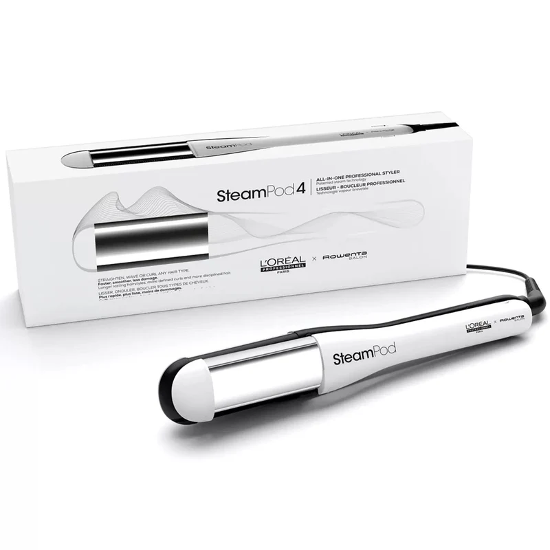Lisseur SteamPod 4 Rowenta petit model blanc Oréal