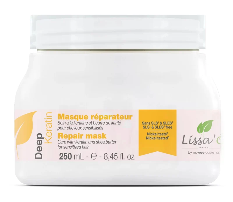 Masque réparateur Deep Keratin (250ml) - LISSA'O