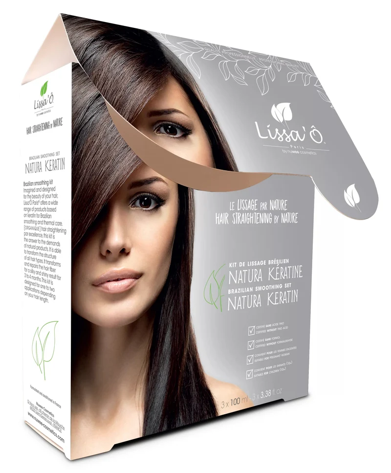Kit Lissage Natural LISSA'O - Complet avec 3 Flacons de 100 ml