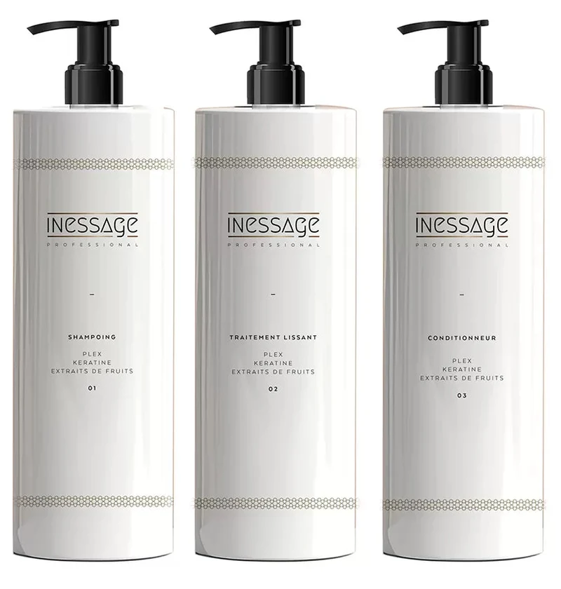 INESSAGE Tanin Kératine Kit lissage 3x1000ml