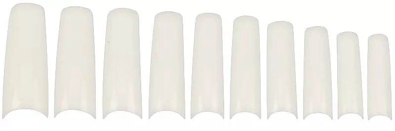Faux Ongles x500 Boitecourbe-2 Naturel APHRODITE