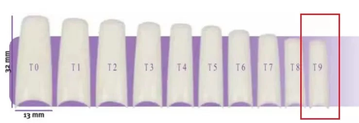 Faux Ongles X50 Capsulpro T9 Aphrodite 8,0X26,0Mm