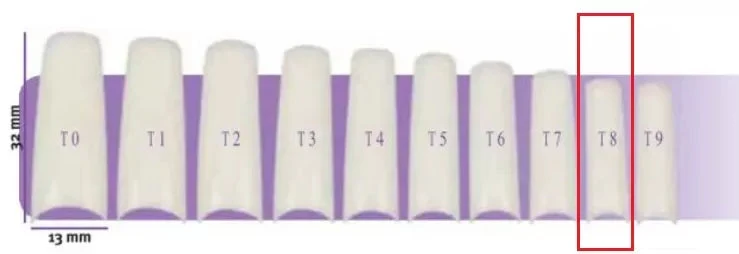 Faux Ongles X50 Capsulpro T8 Aphrodite 8,5X27,0Mm