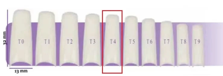 Faux Ongles X50 Capsulpro T4 Aphrodite 10,5X29,5Mm