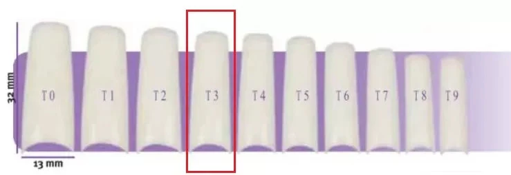Faux Ongles X50 Capsulpro T3 Aphrodite 11,0X30,0Mm