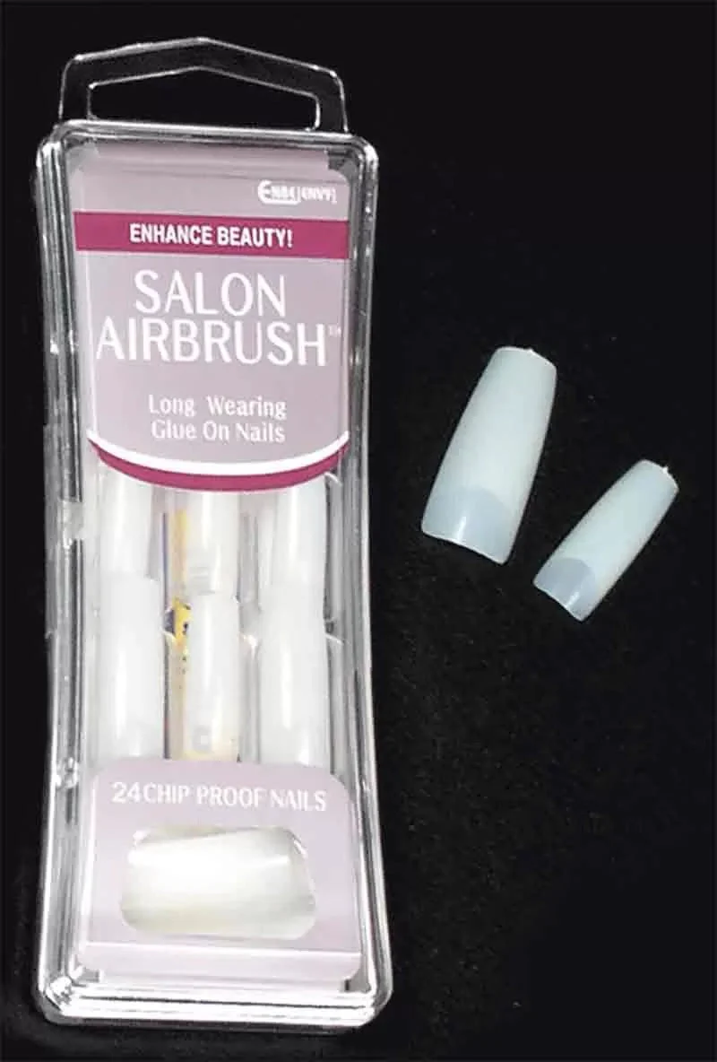 Faux Ongles Naturels X40 Av Colle