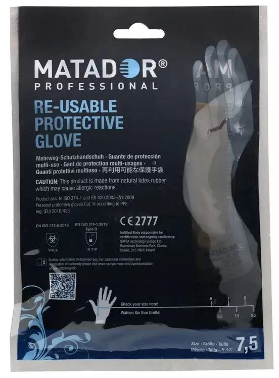 Gants Matador Paire Taille 7.5