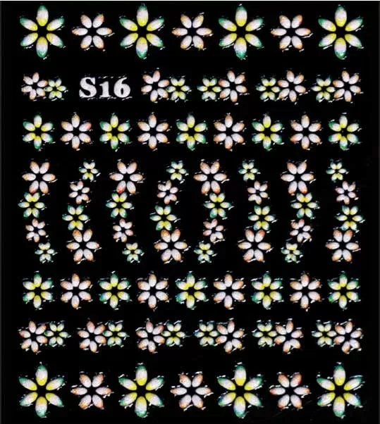 Décor Ongles Color Fleurs S-16 - IB