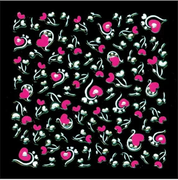 Décor Ongles Color Coeurs Xts171 - IB