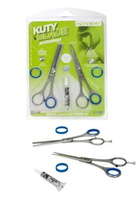 Ciseaux Academy Kuty Blade Kit Duo 55 Coupe+Sculpt