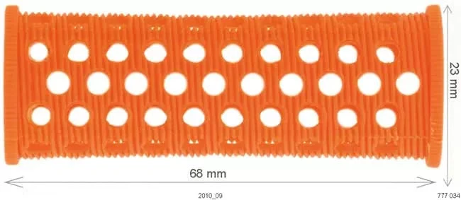 Big Rolling Trous Orange 23Mml Longx10