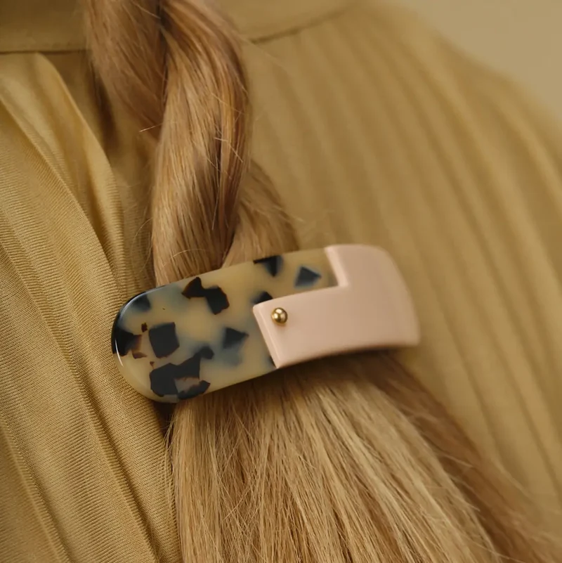 GRAPHIC - Grande barrette bicolore