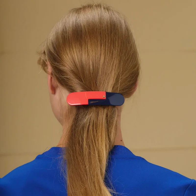GRAPHIC - Grande barrette bicolore
