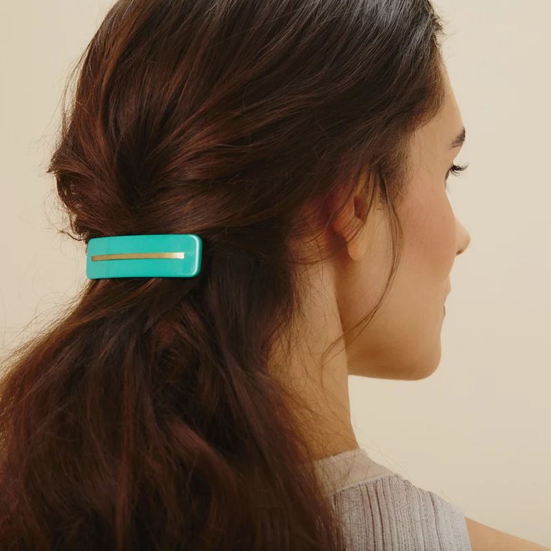 DORIC - Barrette décor or brossé