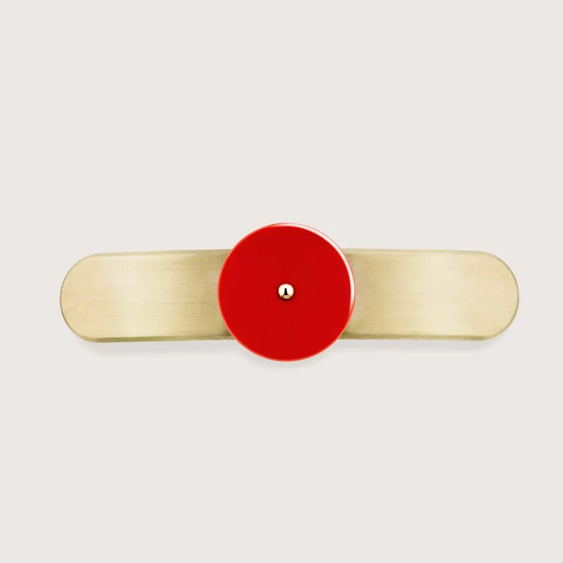 ICONIC - Grande barrette laiton doré