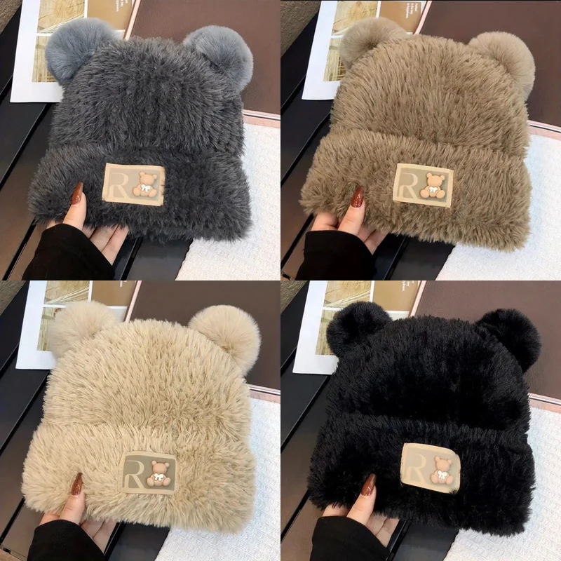 Bonnet ours fluffy !