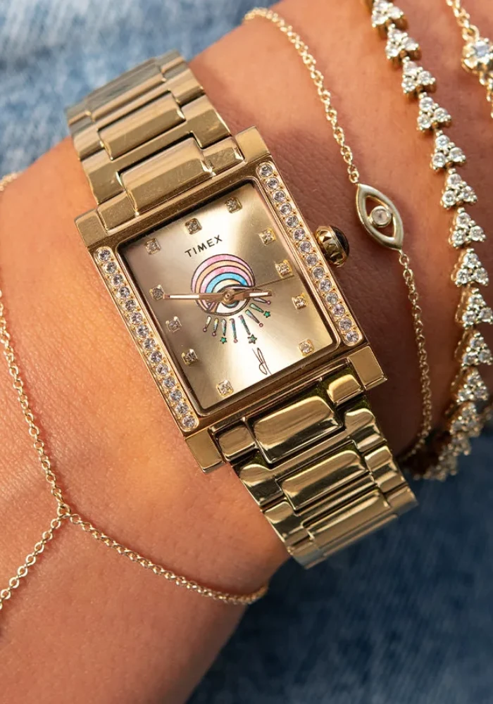 Montre Timex X Jacquie Aiche Éclat Doré