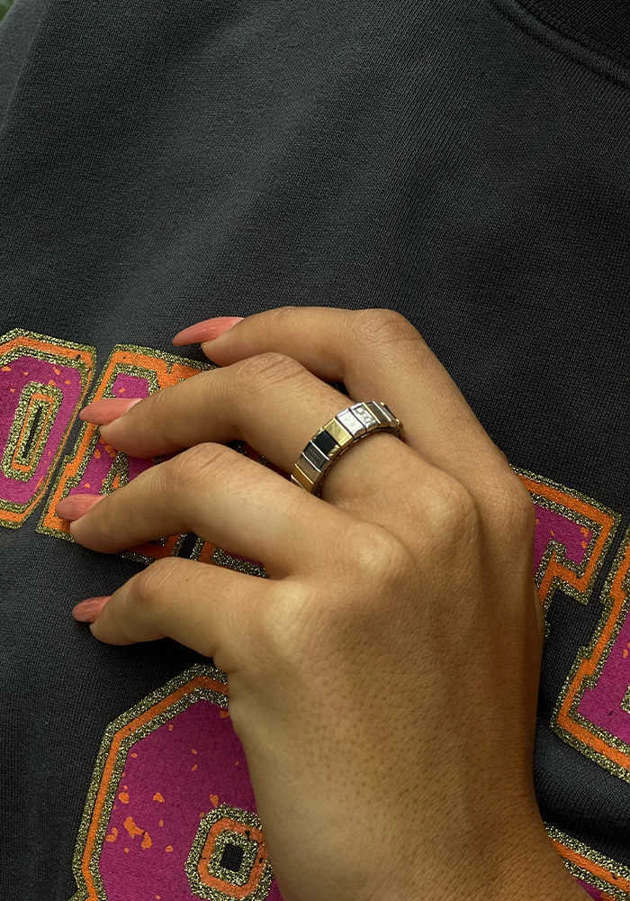 Bague Sig 6 Noire