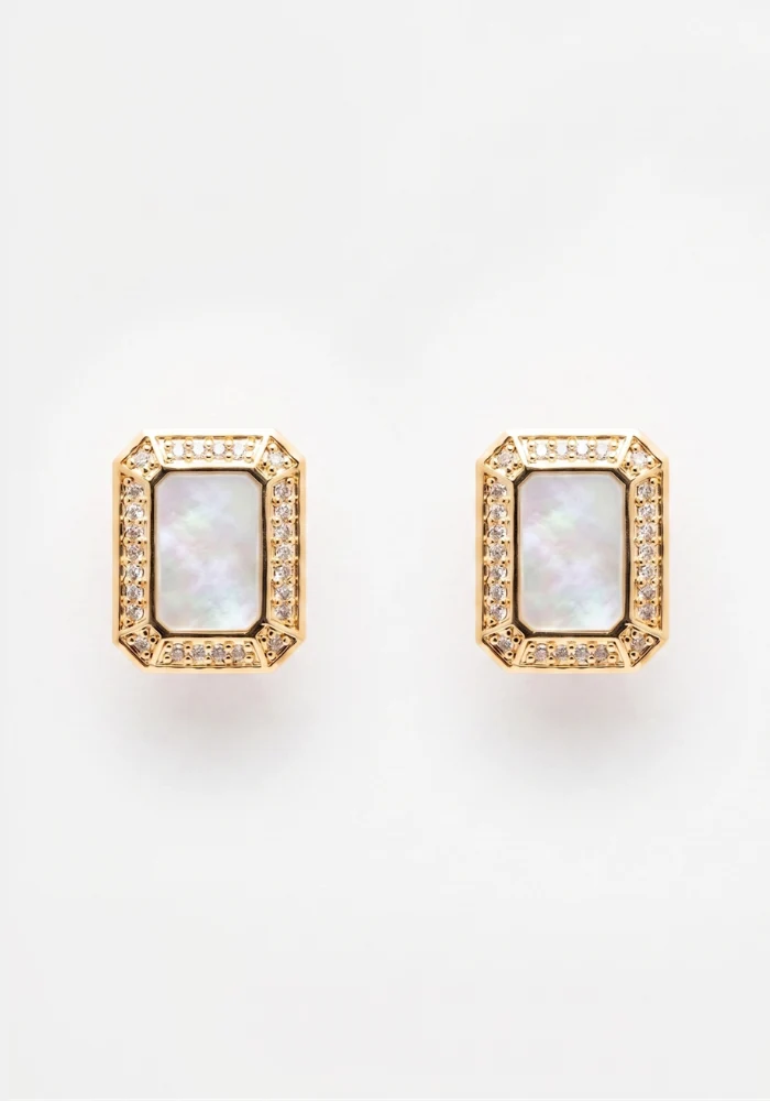 Boucles D'Oreilles Aura Cream