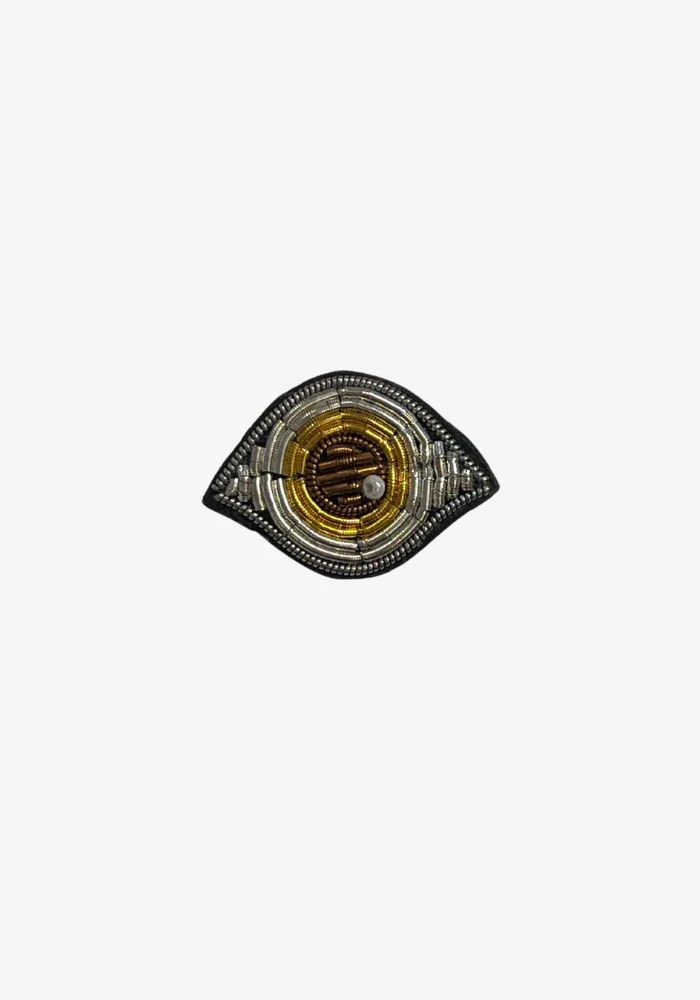 Broche Mini Oeil Metalisés