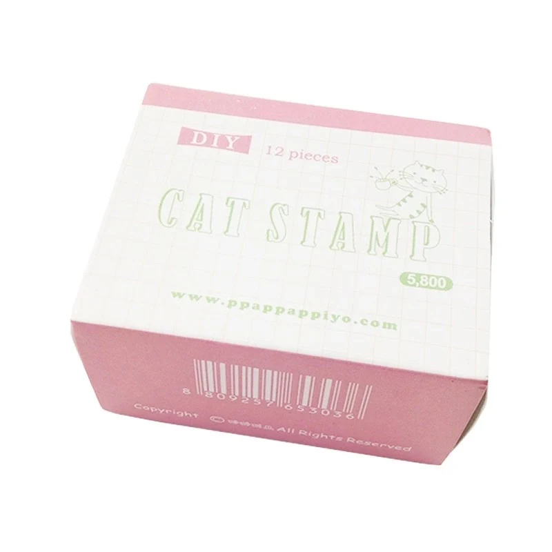 Set 12 tampons « cats » _ ♣