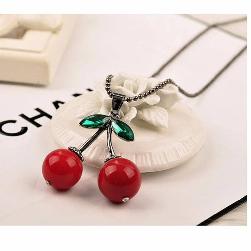 Collier "Cerises" _ ♣